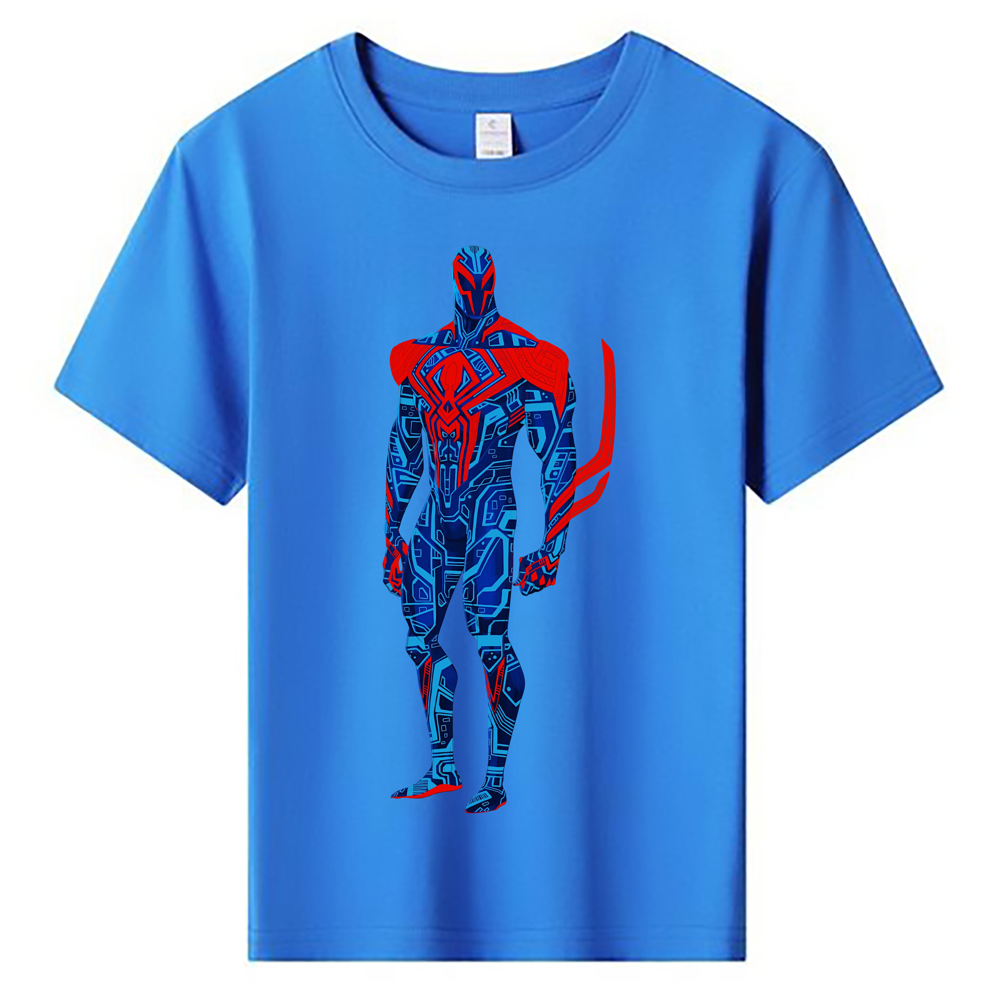 （画像用） Spider Man スパイダーマン 綿100％キッズTシャツ（フロントプリント）